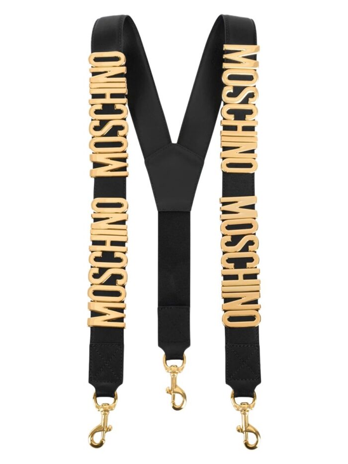moschino logo suspenders Moschino LOGO SUSPENDERS