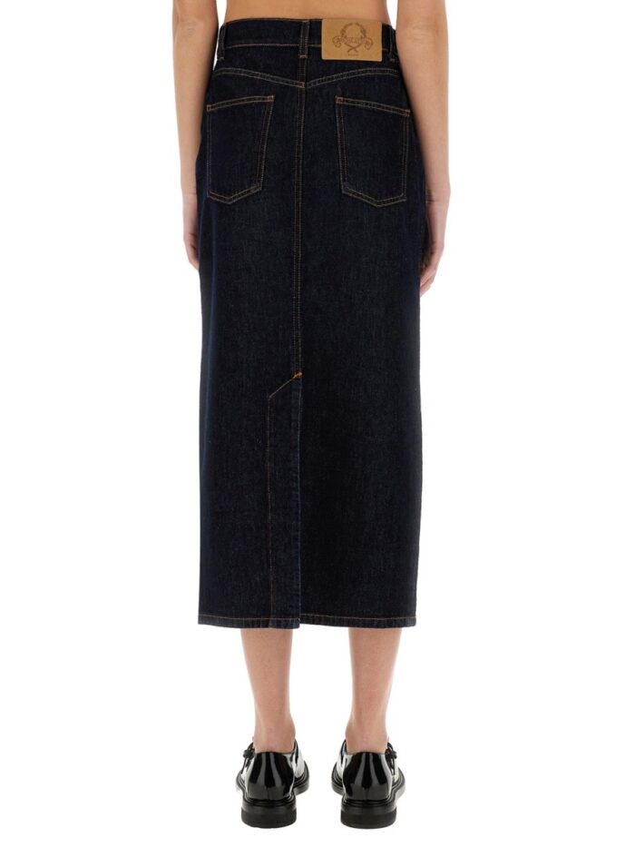 Moschino LONG DENIM SKIRT