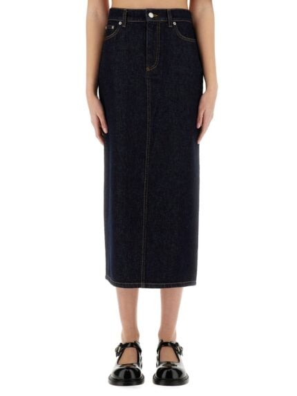 Moschino LONG DENIM SKIRT