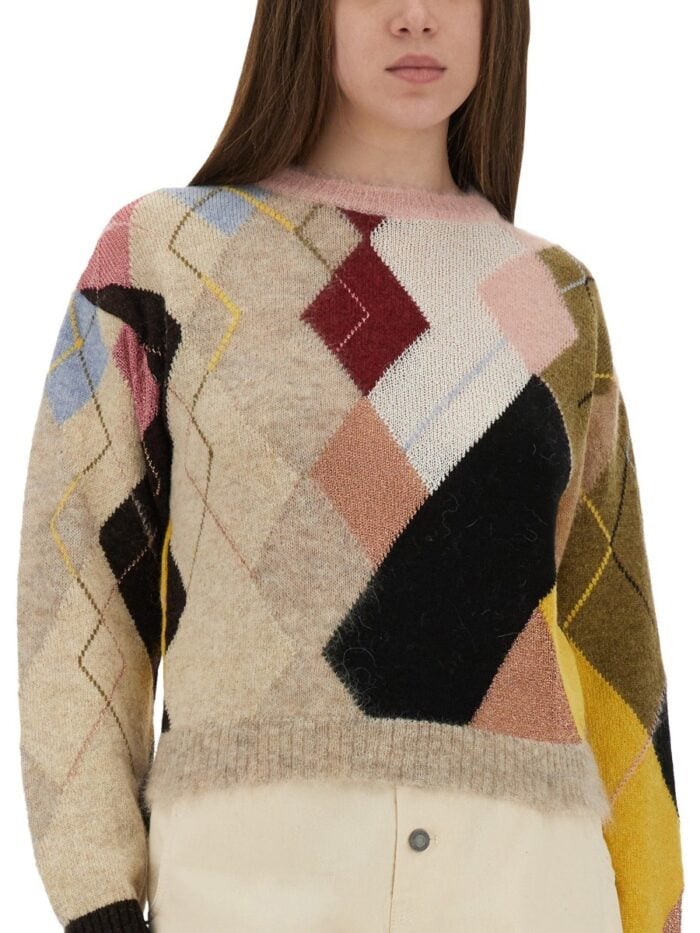 Moschino MESH WITH DIAMOND PATTERN