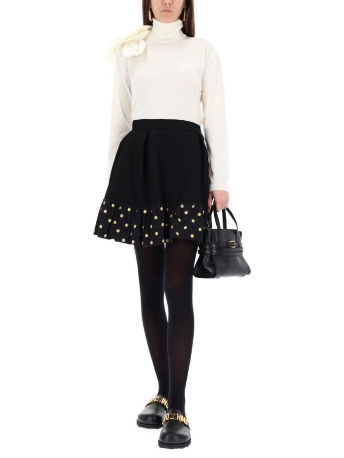 moschino mesh with flower detail Moschino MESH WITH FLOWER DETAIL