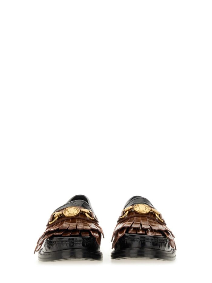 Moschino MOCCASIN WITH BANGS AND COIN