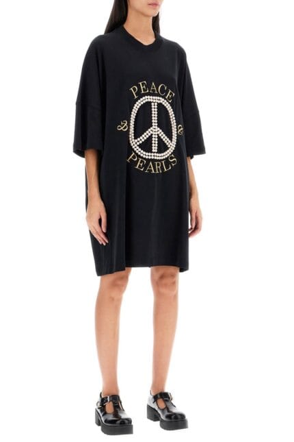 MOSCHINO "peace & Pearls T-shirt