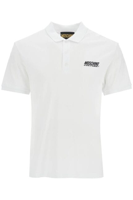 MOSCHINO Polo Shirt With Embroidered Logo