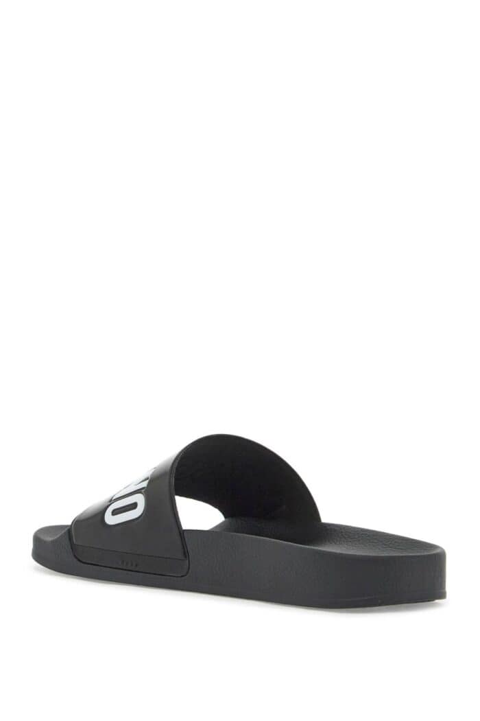 MOSCHINO Rubber Slides With Logo Branding