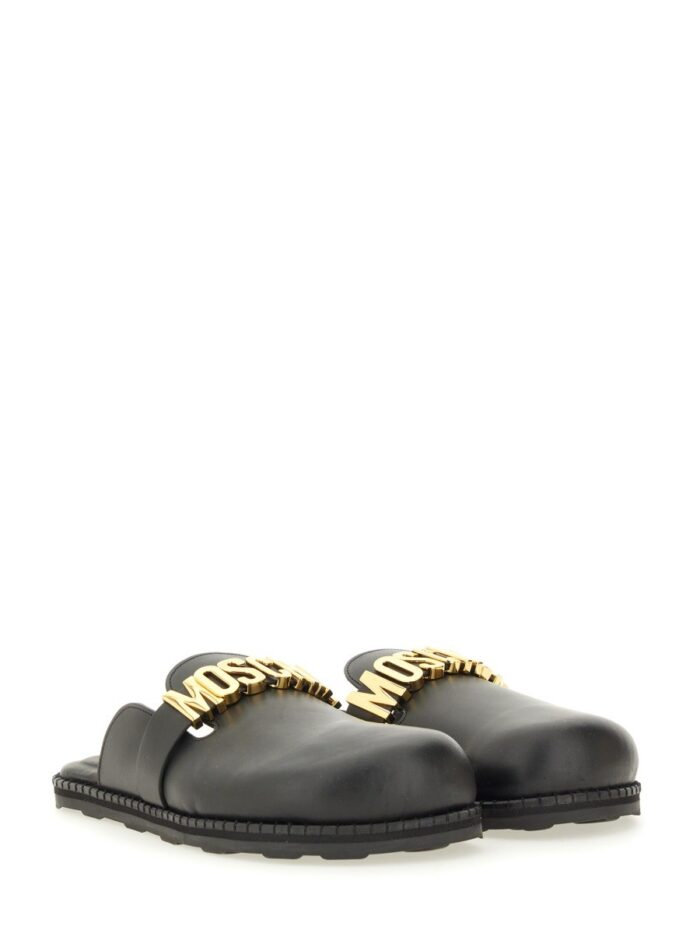 Moschino SABOT WITH LOGO LETTERING