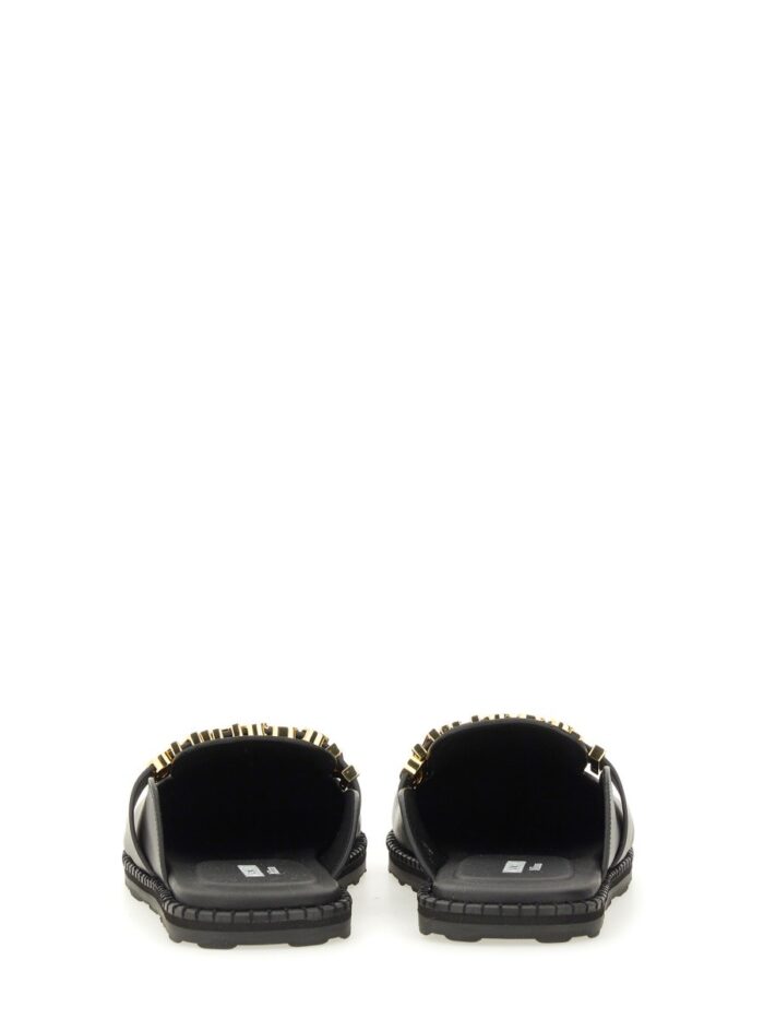 Moschino SABOT WITH LOGO LETTERING