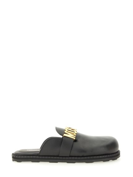 Moschino SABOT WITH LOGO LETTERING