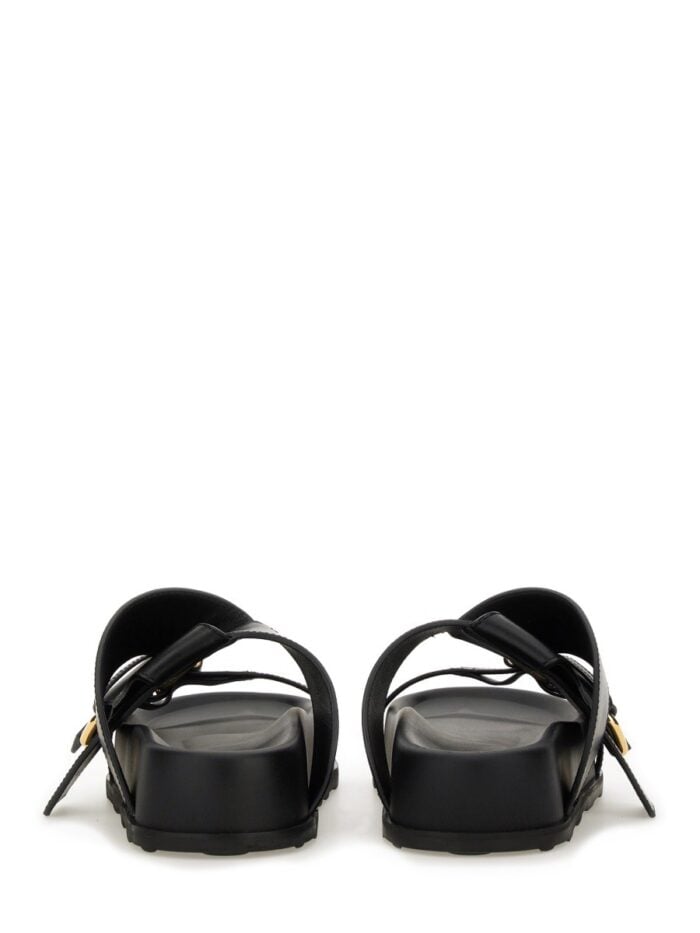 Moschino SANDAL WITH WOVEN BUCKLE