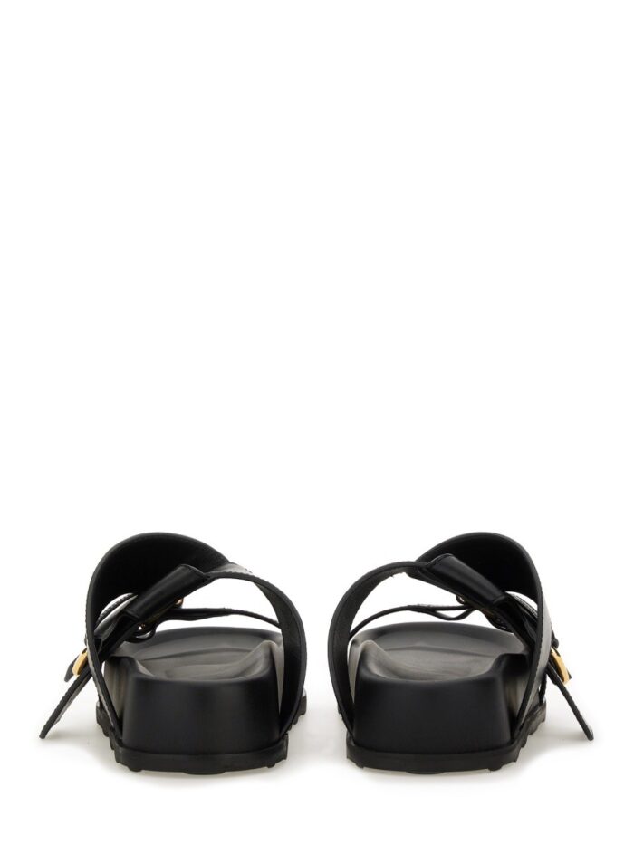 Moschino SANDAL WITH WOVEN BUCKLE
