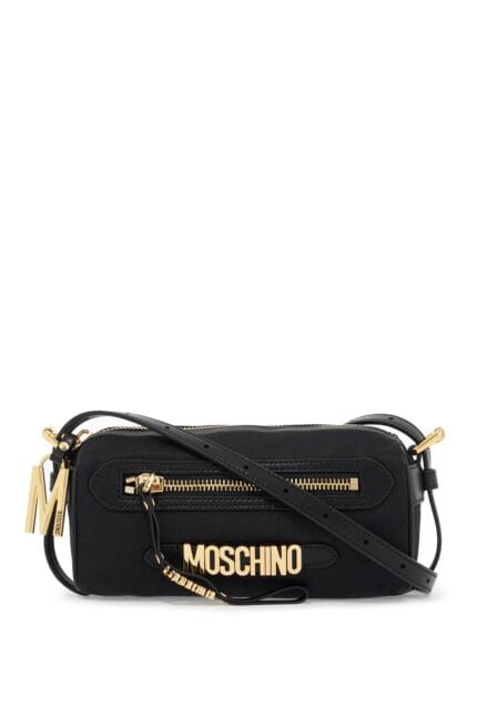 MOSCHINO Shoulder Bag With Metal Logo Detail