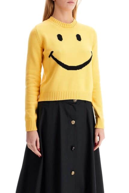 MOSCHINO "smiley Cotton Blend T-shirt