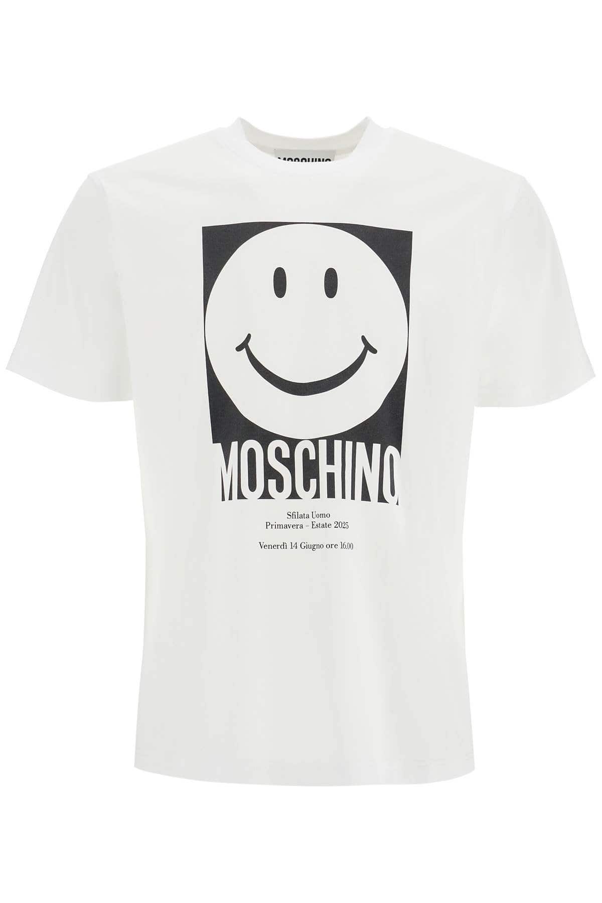 MOSCHINO 'smiley Print T-shirt