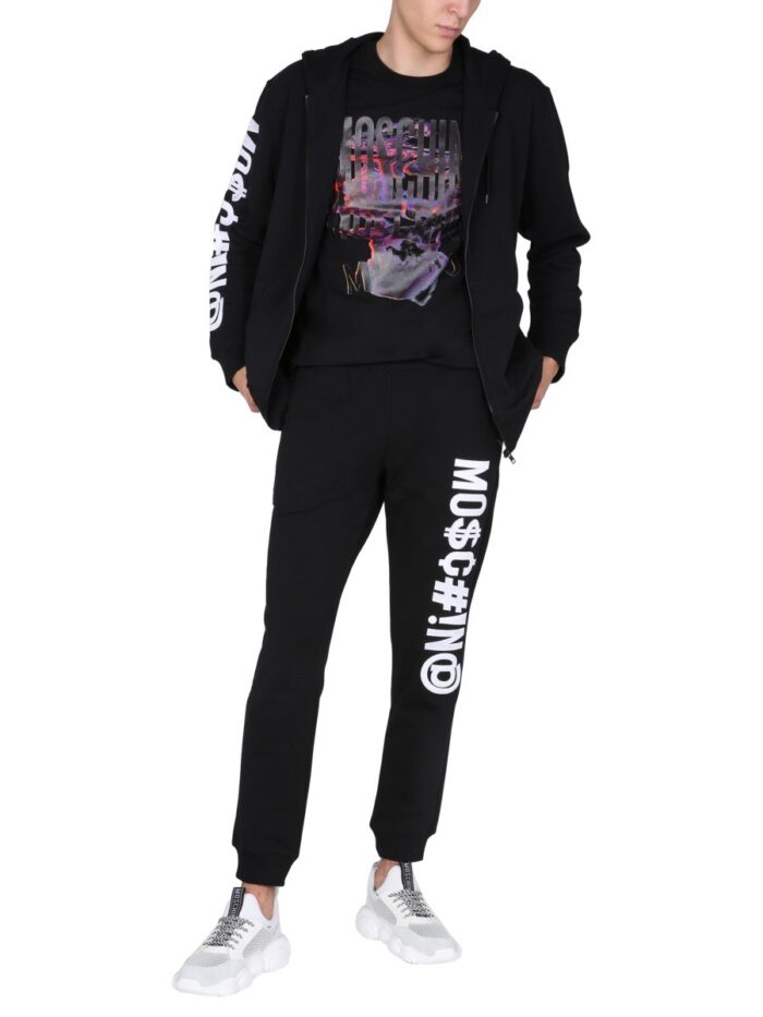 Moschino SWEATSHIRT WITH LOGO EMBROIDERY