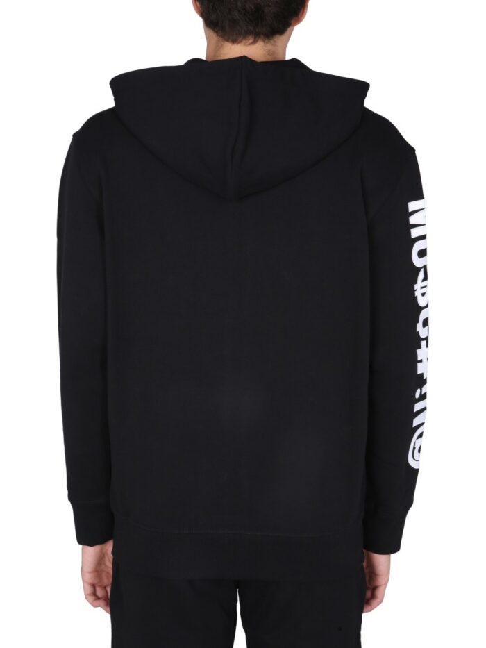 Moschino SWEATSHIRT WITH LOGO EMBROIDERY