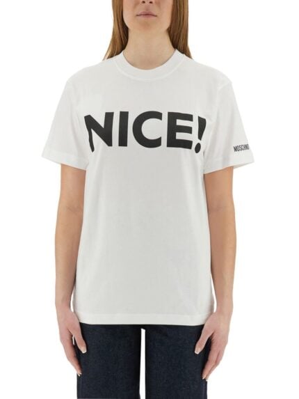 Moschino T-SHIRT "NICE!"