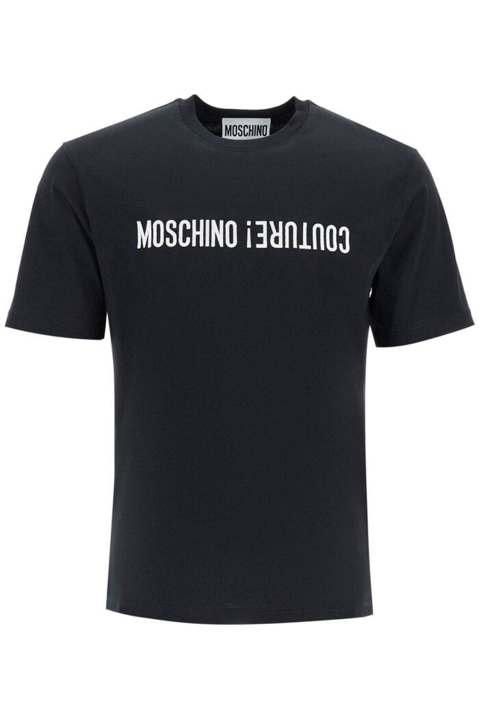 MOSCHINO T-shirt With Embroidered Lettering