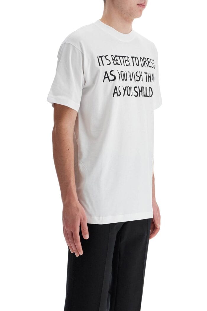 MOSCHINO T-shirt With Lettering Print