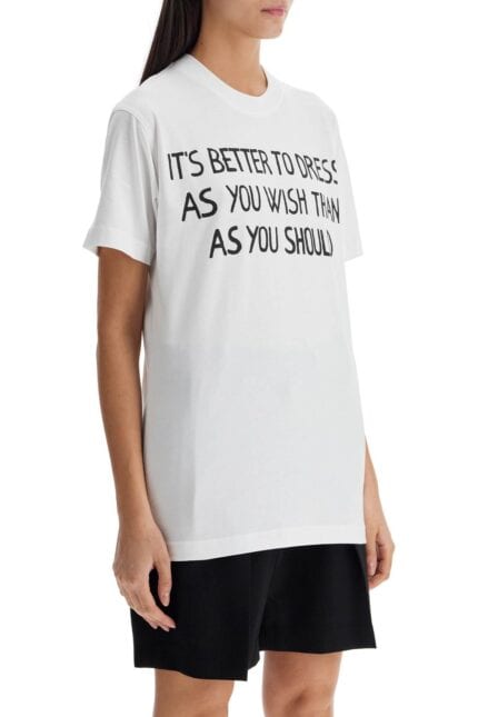 MOSCHINO T-shirt With Lettering Print