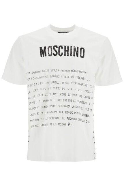 MOSCHINO T-shirt With Lettering Print