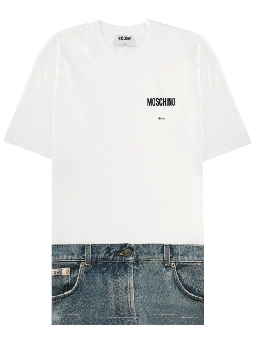 Moschino T-SHIRT WITH LOGO