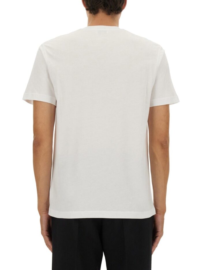 Moschino T-SHIRT WITH LOGO RIBBON