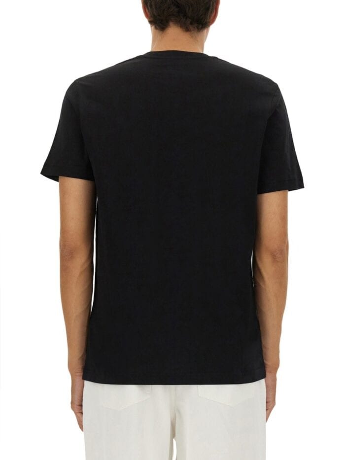 Moschino T-SHIRT WITH LOGO RIBBON