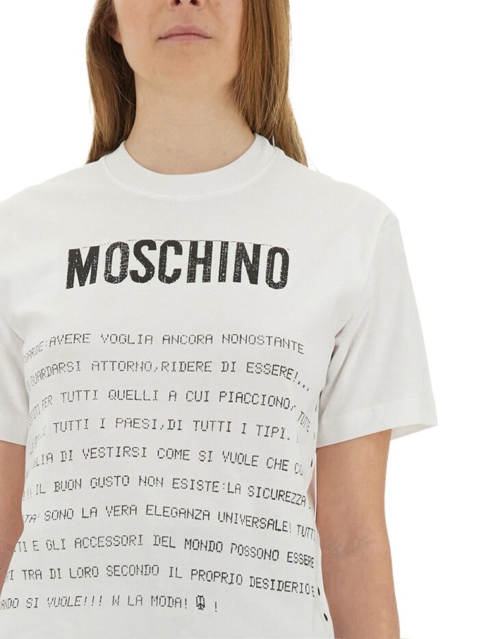 Moschino T-SHIRT WITH PRINT