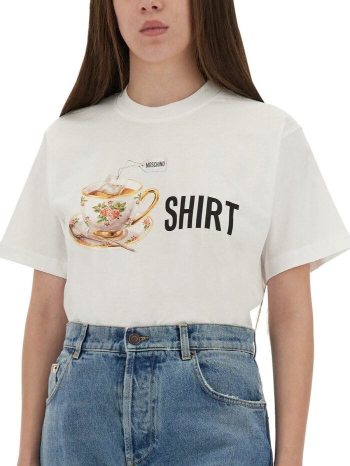 Moschino T-SHIRT WITH PRINT