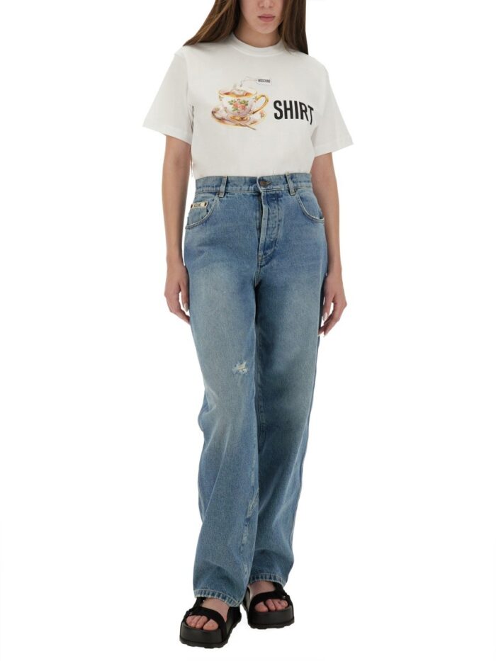 Moschino T-SHIRT WITH PRINT