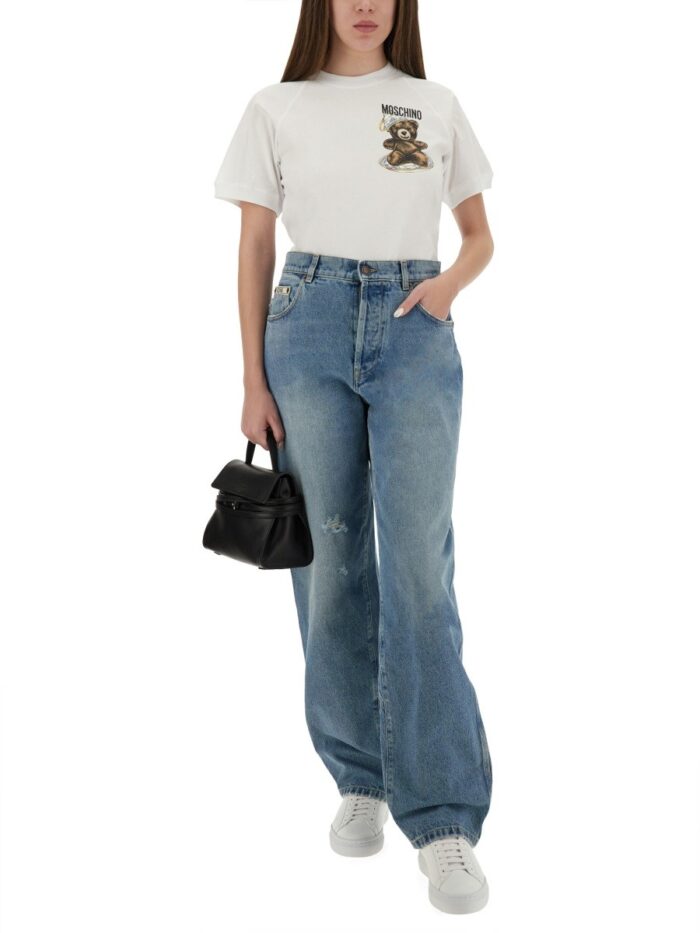 Moschino T-SHIRT WITH "TEDDY" PRINT