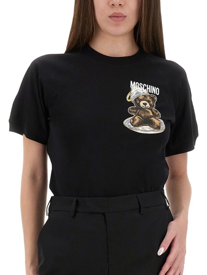 Moschino T-SHIRT WITH "TEDDY" PRINT