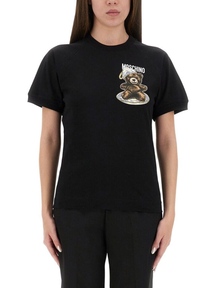 Moschino T-SHIRT WITH "TEDDY" PRINT
