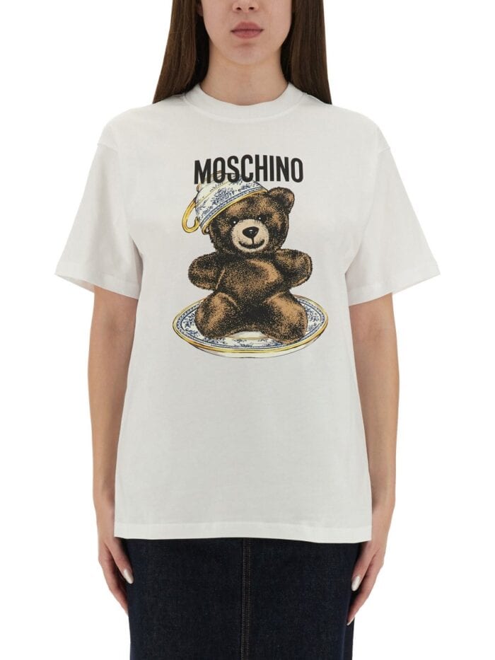 Moschino T-SHIRT WITH "TEDDY" PRINT