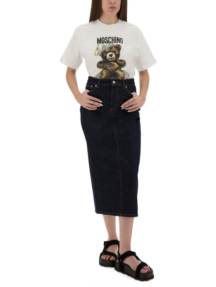 Moschino T-SHIRT WITH "TEDDY" PRINT