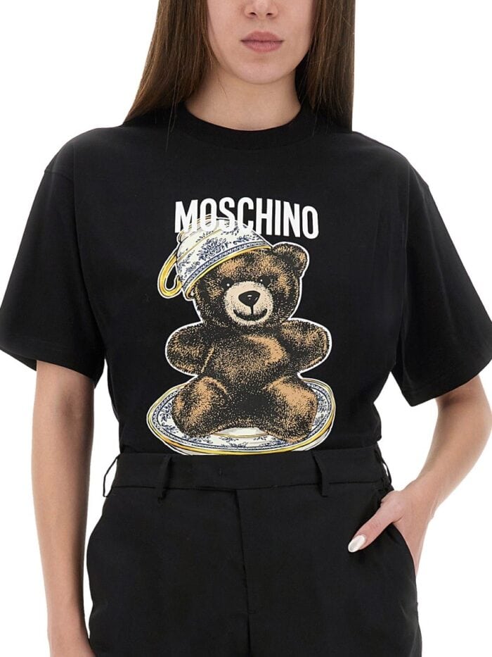Moschino T-SHIRT WITH "TEDDY" PRINT
