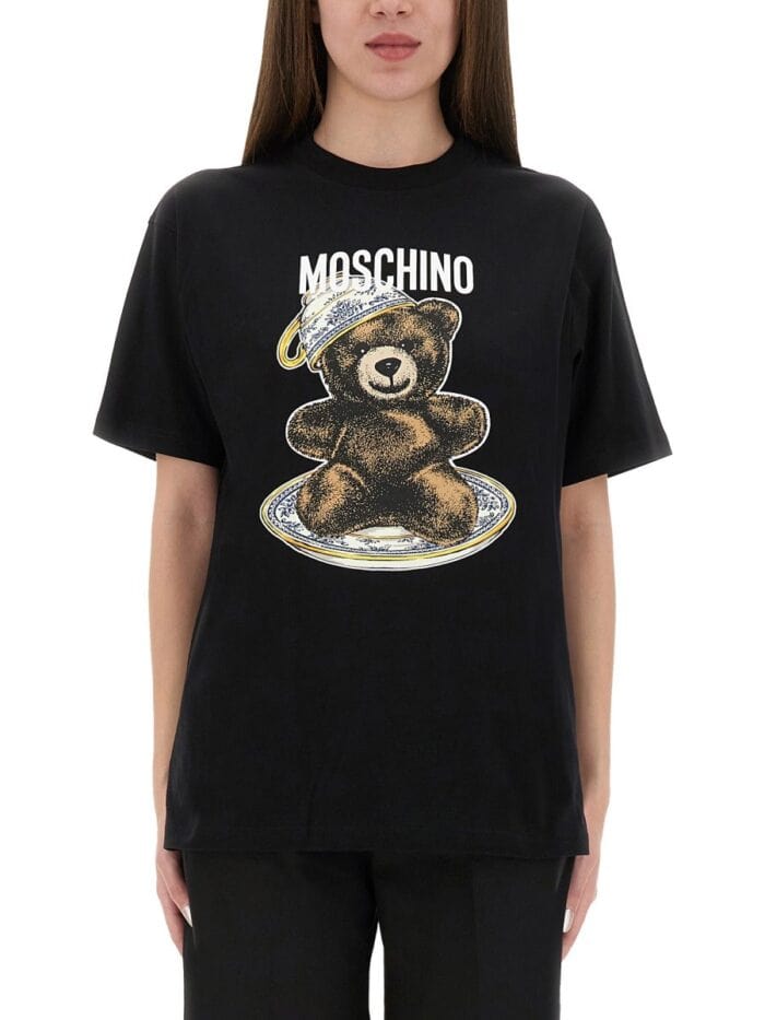 Moschino T-SHIRT WITH "TEDDY" PRINT