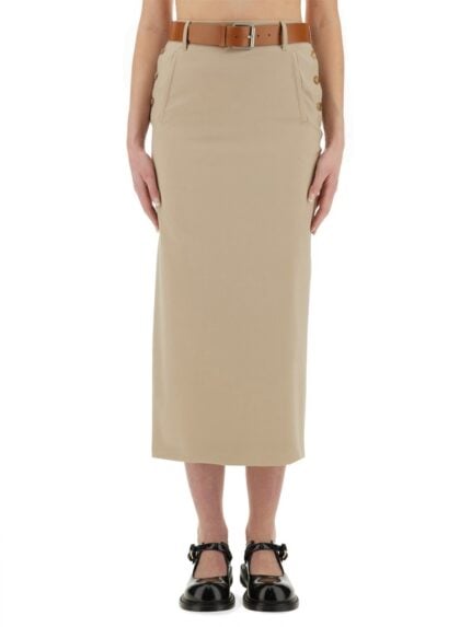 Moschino "TAILORED TWIST" LONG SKIRT