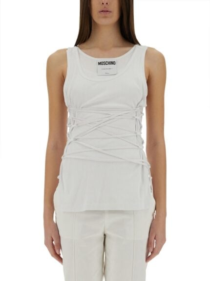 Moschino TANK TOP WITH LACES