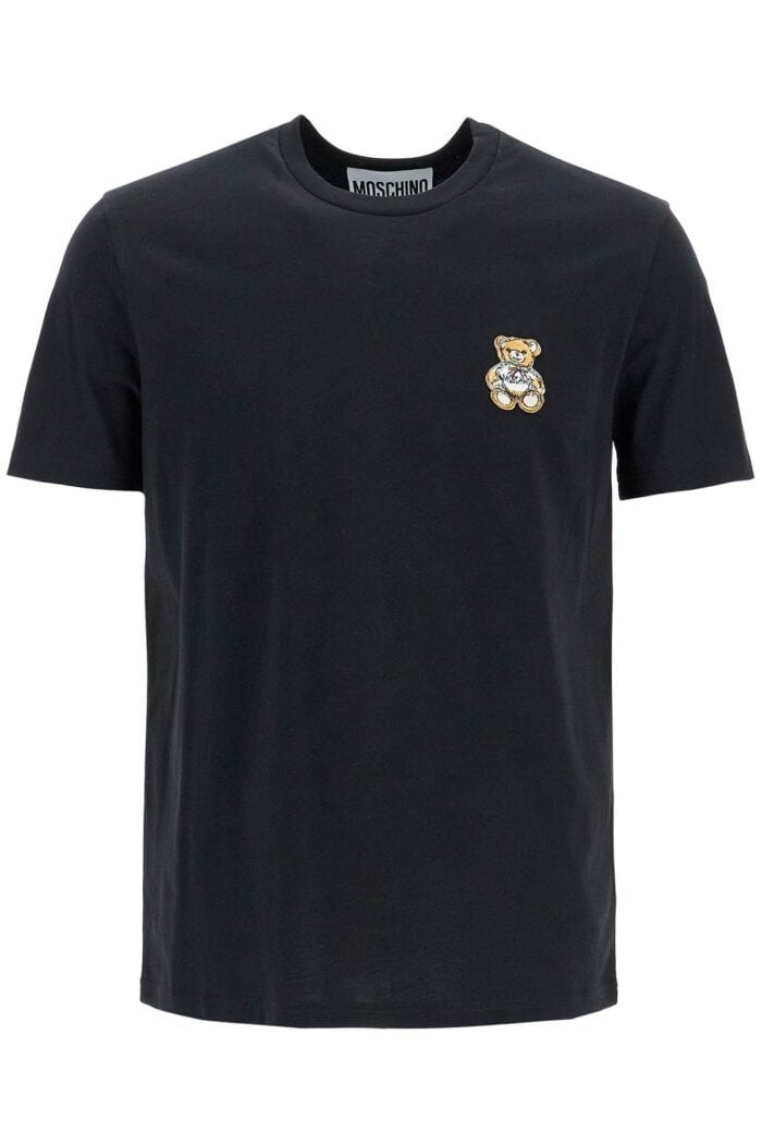 MOSCHINO Teddy Bear Patch T-shirt With