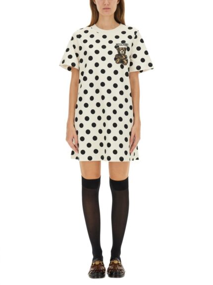 Moschino "TEDDY POLKA DOTS" DRESS