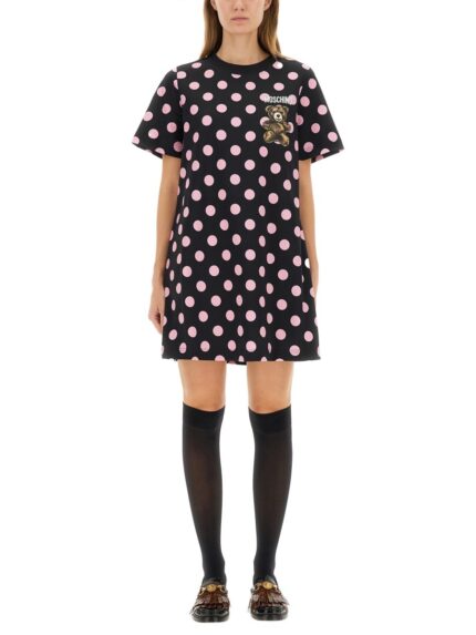 Moschino "TEDDY POLKA DOTS" DRESS
