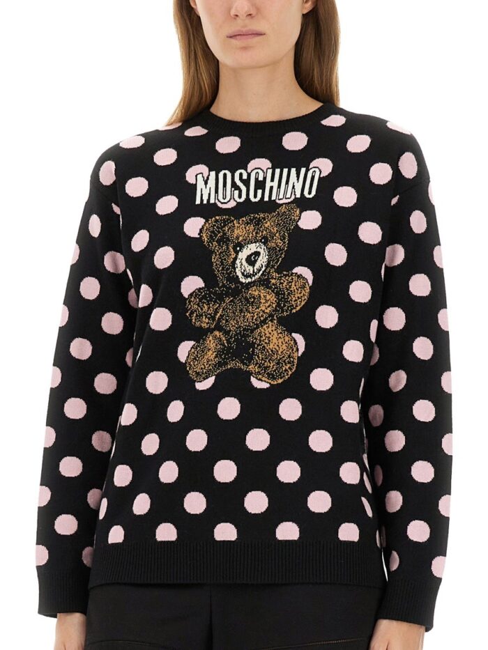 Moschino "TEDDY POLKA DOTS" SWEATER