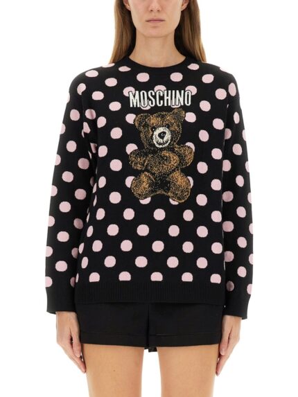Moschino "TEDDY POLKA DOTS" SWEATER