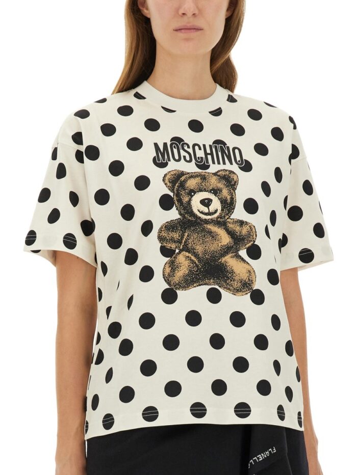 Moschino "TEDDY POLKA DOTS" T-SHIRT