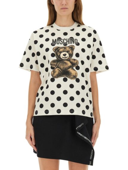 Moschino "TEDDY POLKA DOTS" T-SHIRT