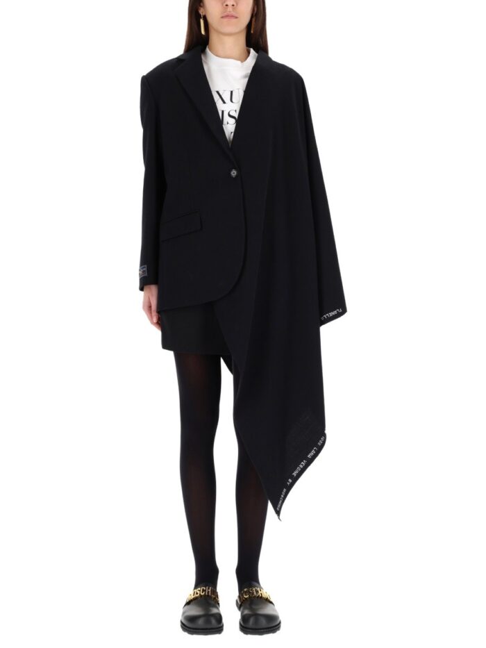 moschino wool flannel jacket Moschino WOOL FLANNEL JACKET