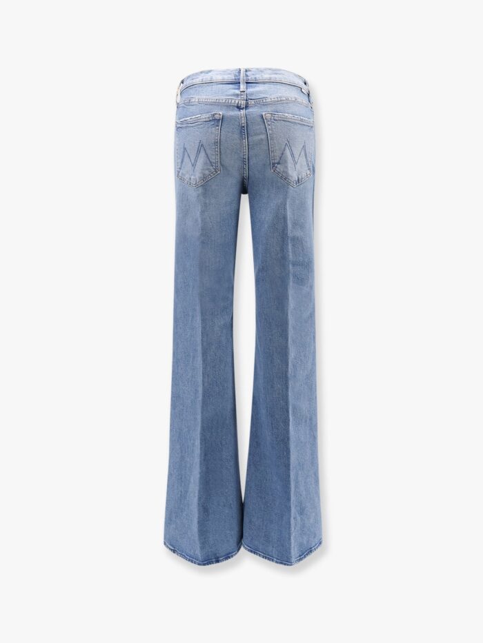 MOTHER Cotton Blend Jeans With Back Logo Label