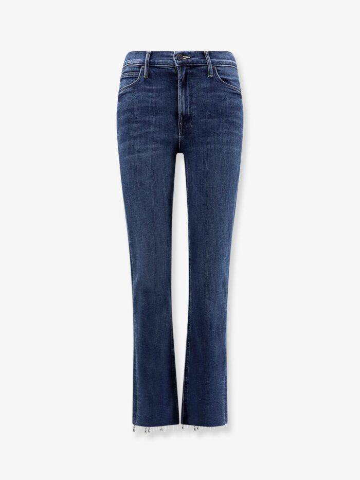 MOTHER Mid Rise Dazzler Ankle Fray Jeans