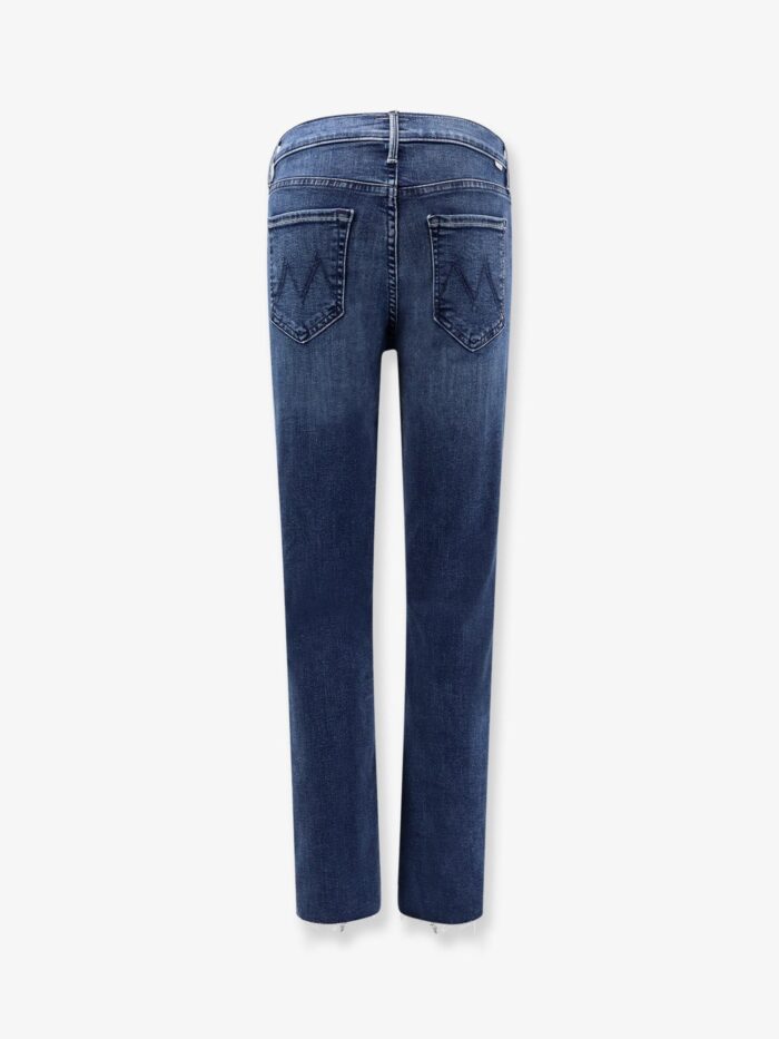 MOTHER Mid Rise Dazzler Ankle Fray Jeans